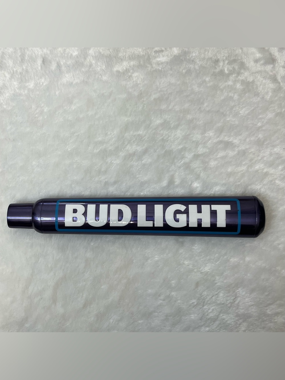 BUD LIGHT Beer Tap Handle 12" In Blue Metal Aluminum Draft